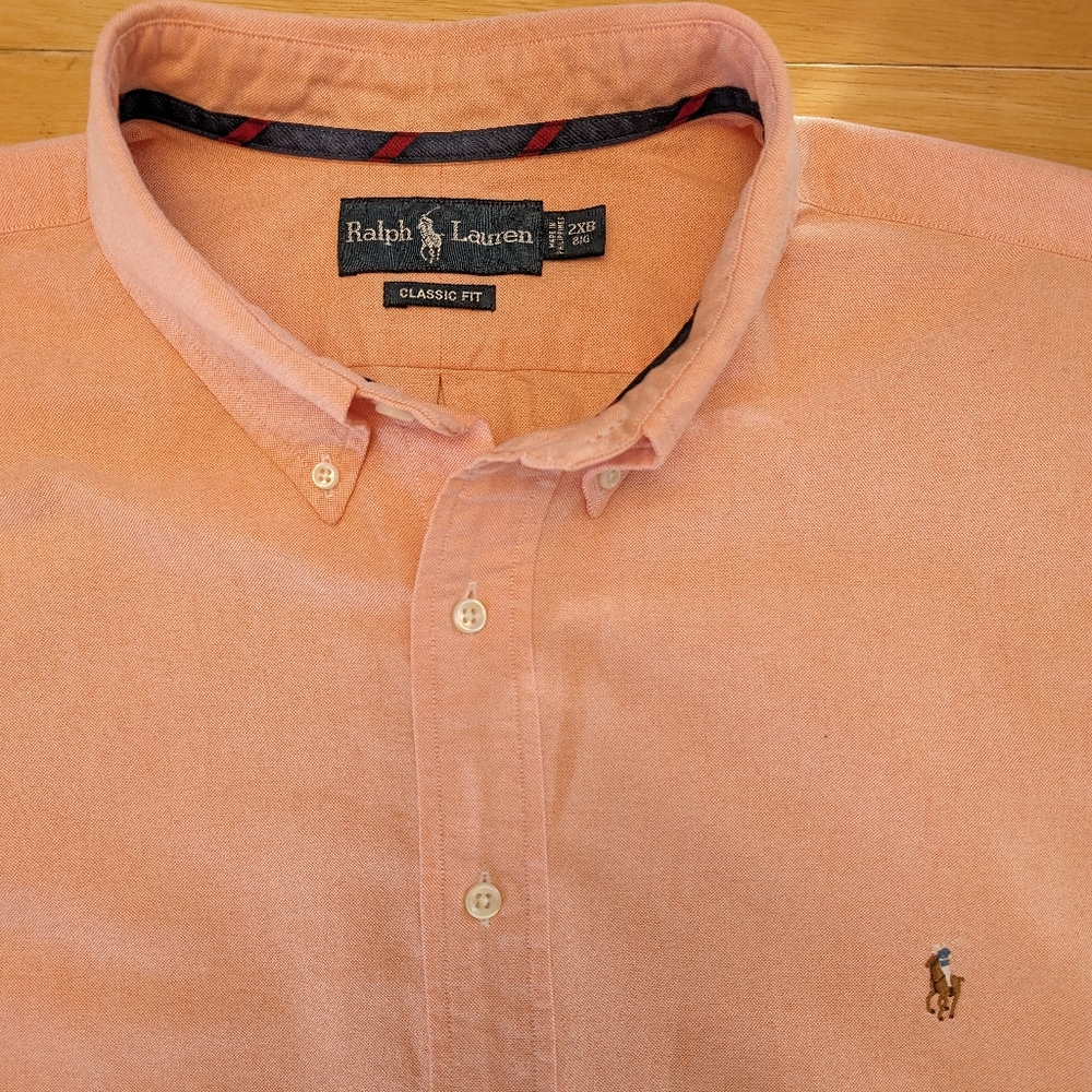 Ralph Lauren Oxford Cloth Button Down shirt (OCBD). 2XB